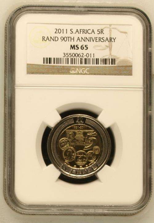 **** MS65 **** SARB 90th Anniversary R5 *** NGC Graded MS65 - R1 Start.